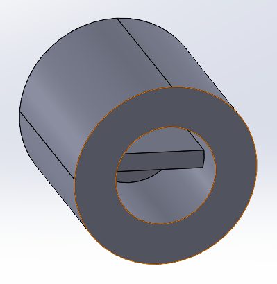 Bellevue Homeschool Enrichment Robotics Team Motor To PVC Adapter (Team Custom Part)