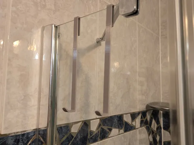 Simple shower hook longer and larger