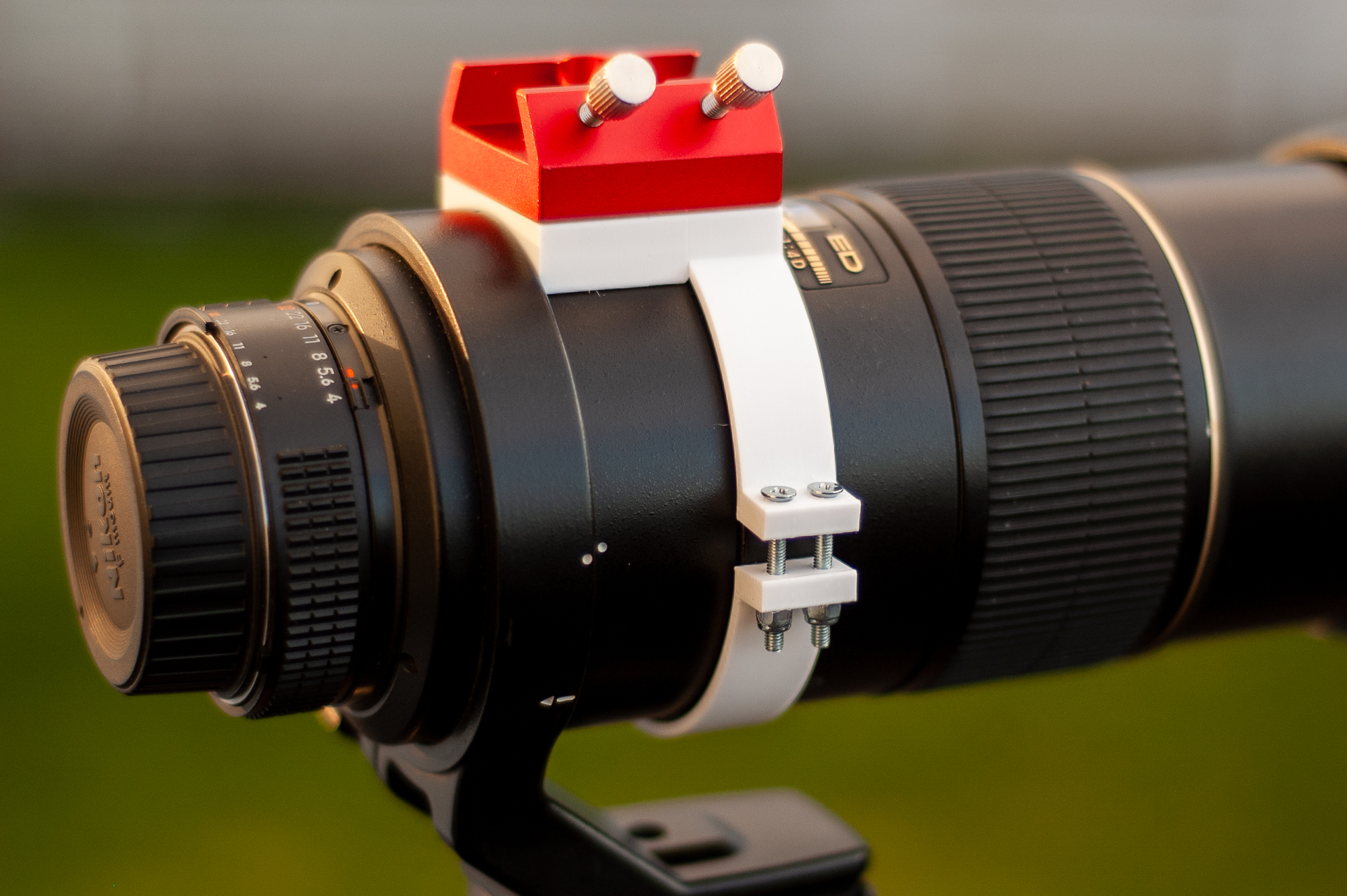 Nikon AF-S Nikkor 300mm f/4 D IF-ED guide scope mount