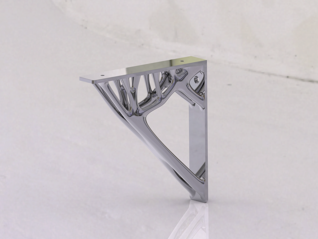 Generative Design Shelf Bracket 200mm