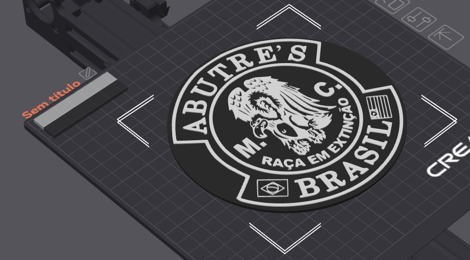 Emblema dos Abutres moto Clube São Paulo Brasil
