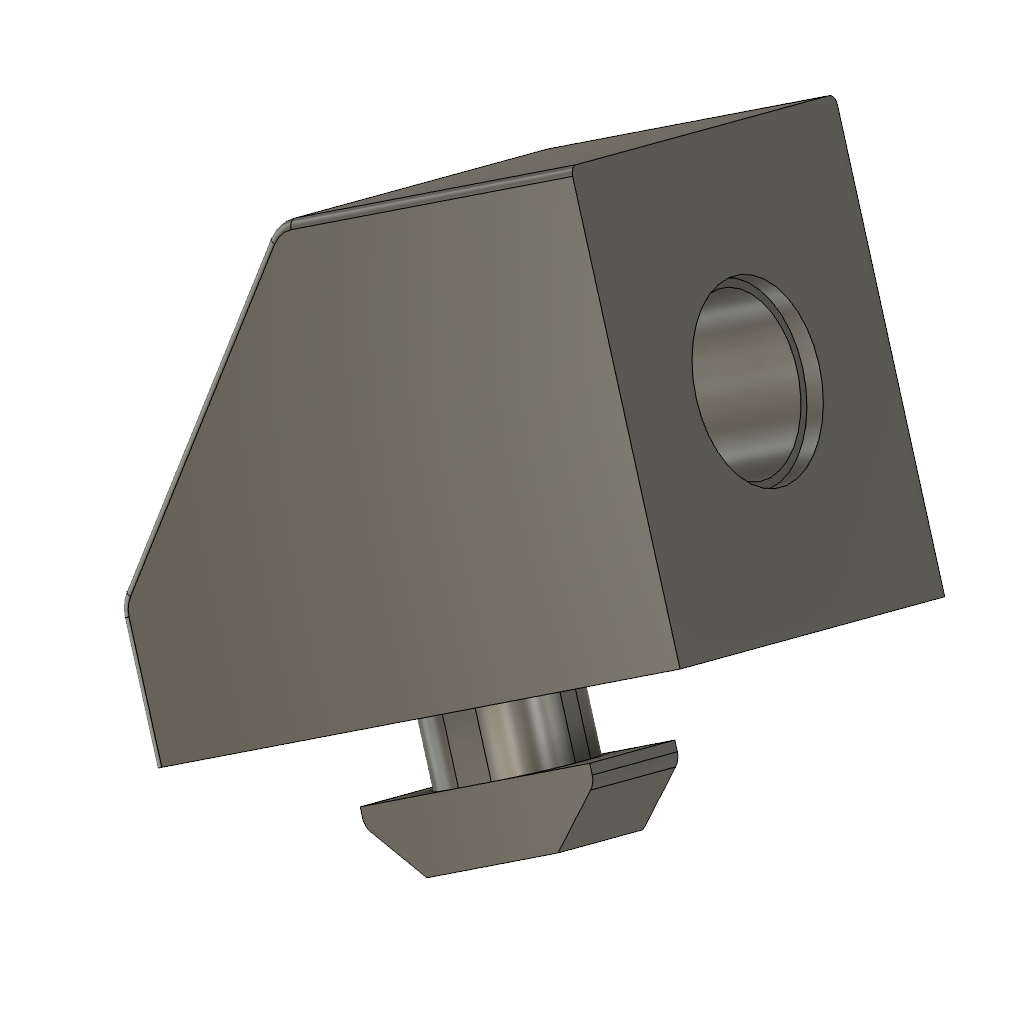8020 twist in panel mount