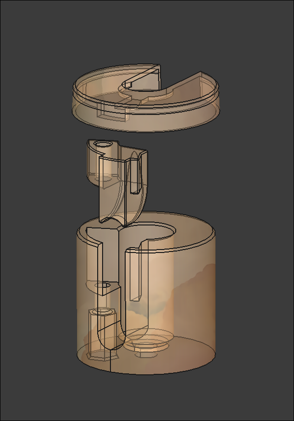 Overly Complicated Pendulum Light Holder (7mm wire)