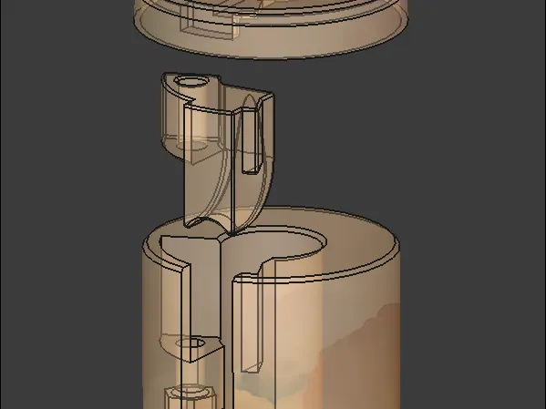 Overly Complicated Pendulum Light Holder (7mm wire)