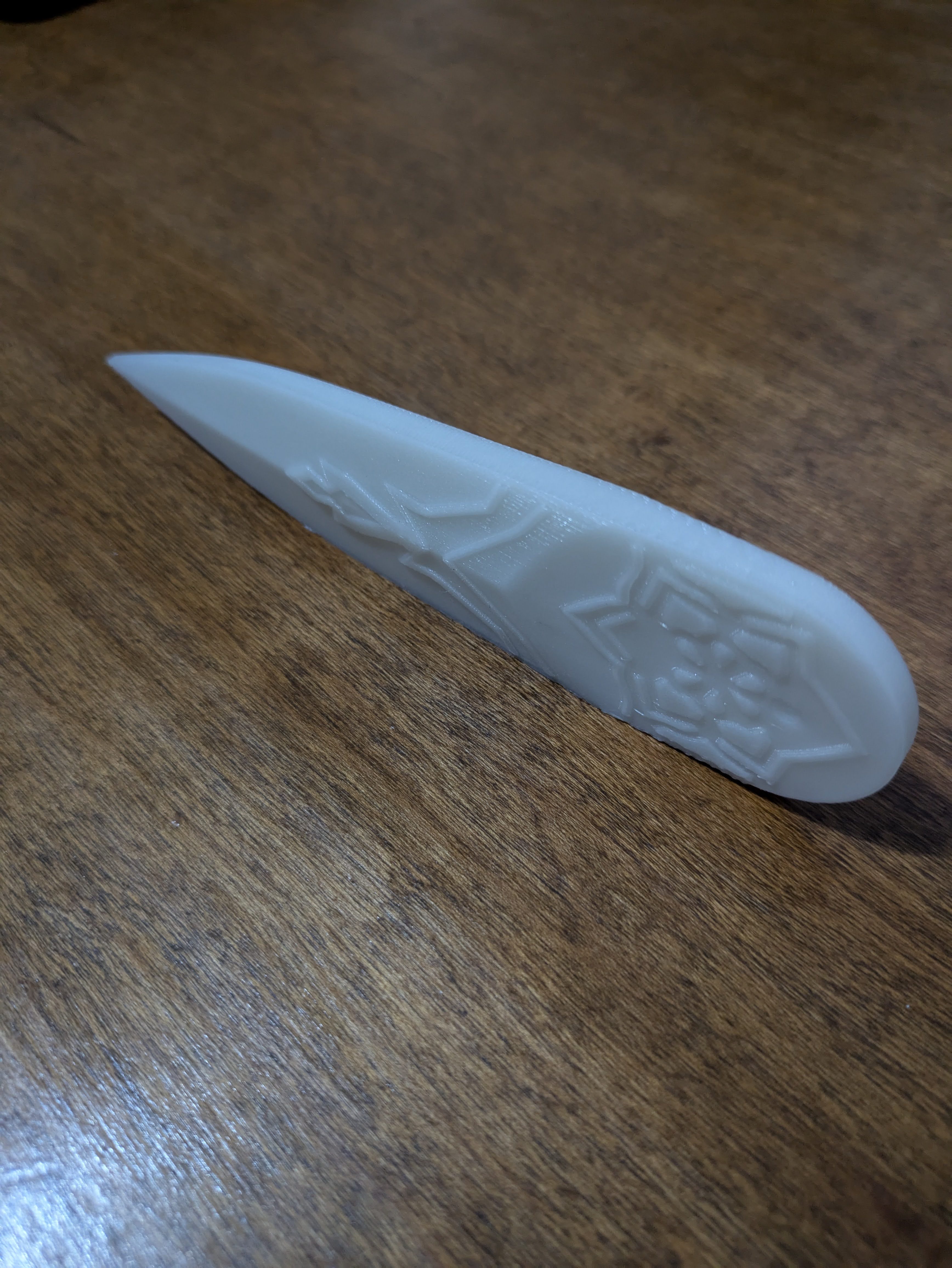 Zoey's Dagger with pattern on both sides