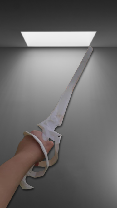 Gabriels sword from ultrakill (lowpoly)