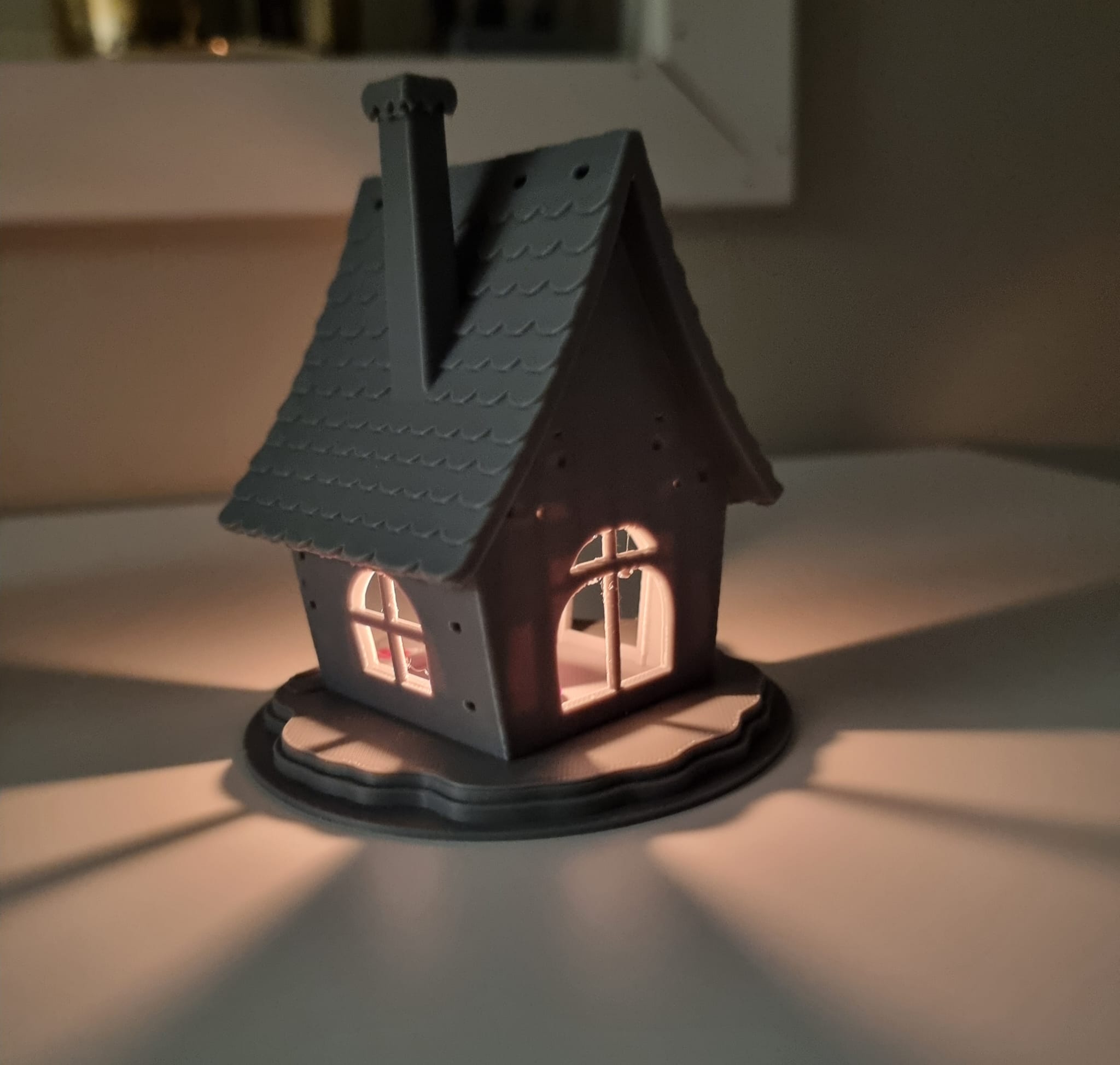Cozy Miniature Led tea light House