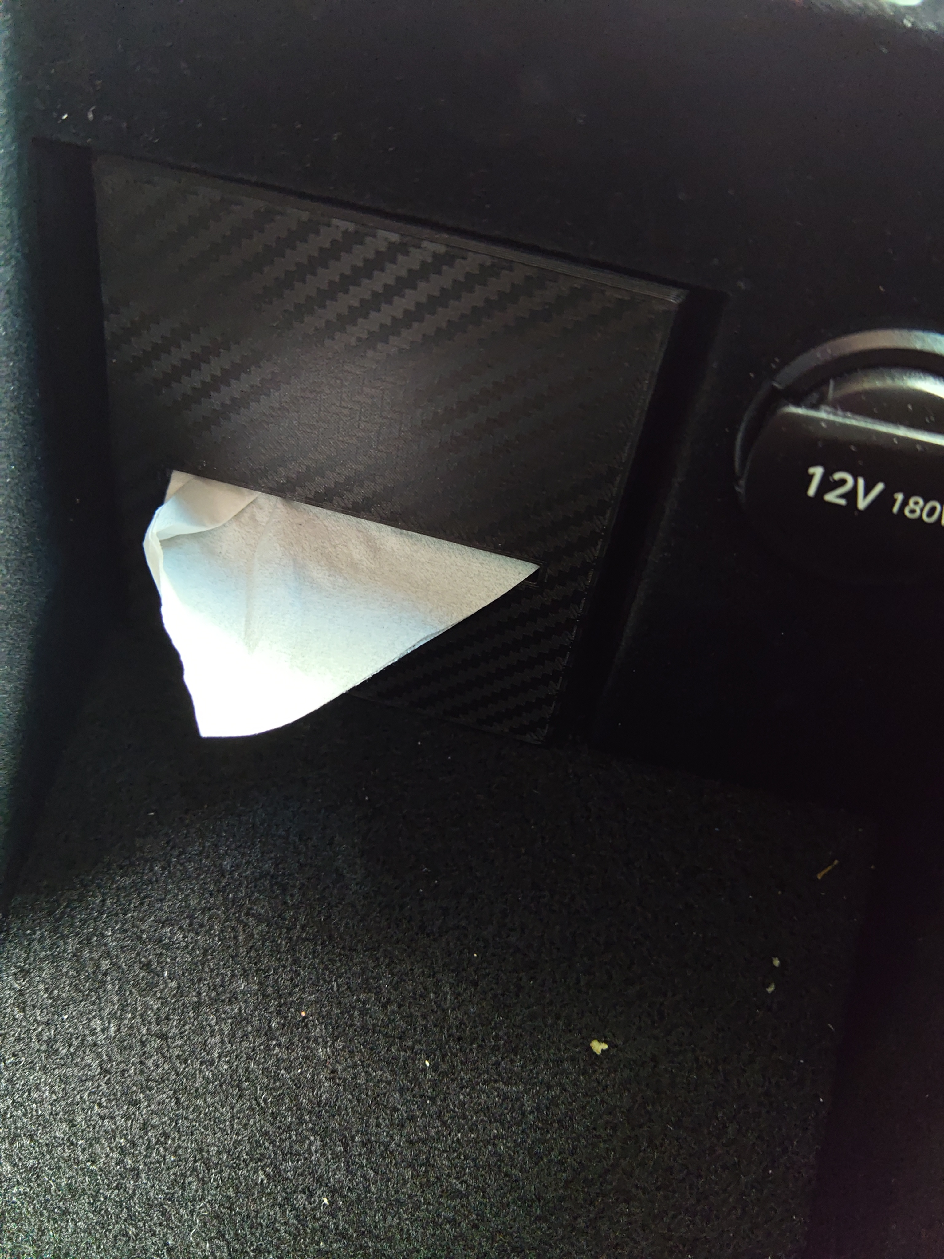 Tissue box for Genesis G80 center stroage