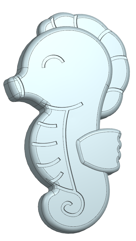 Seahorse (Sensory play)
