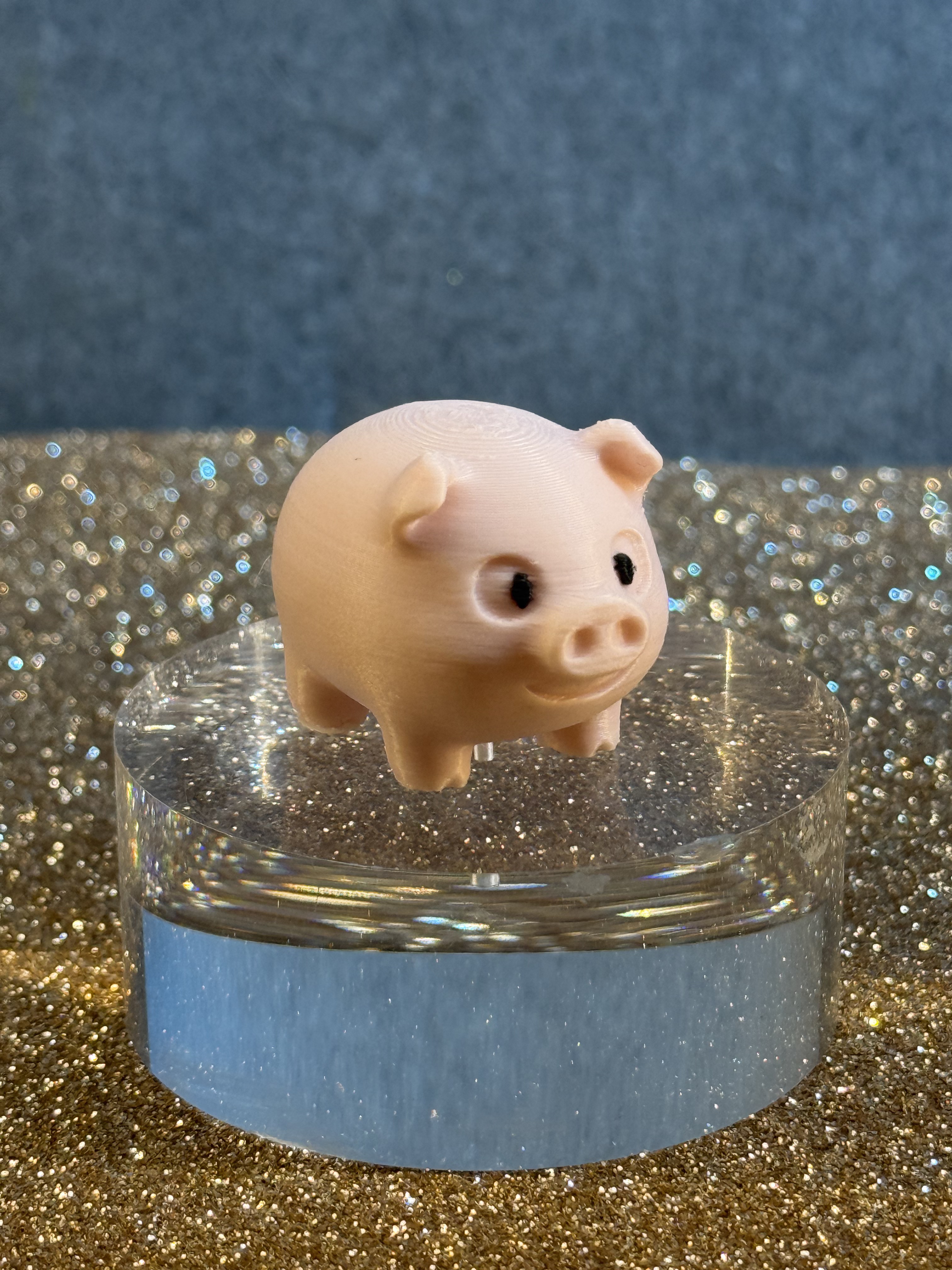 Miniatura 4 do modelo 3D Tiny Cute Pig – Beginner Friendly Print