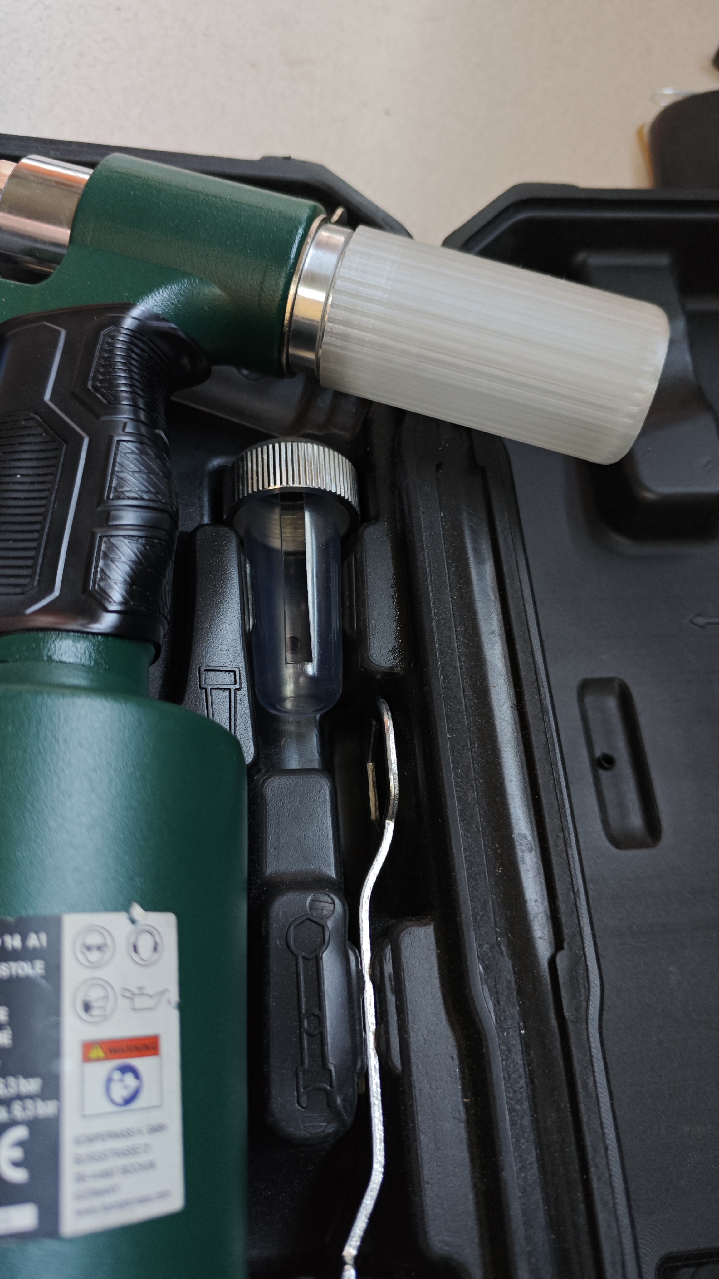 Parkside Air Rivet Gun replacement reservoir — STL Grátis | 3DFinder