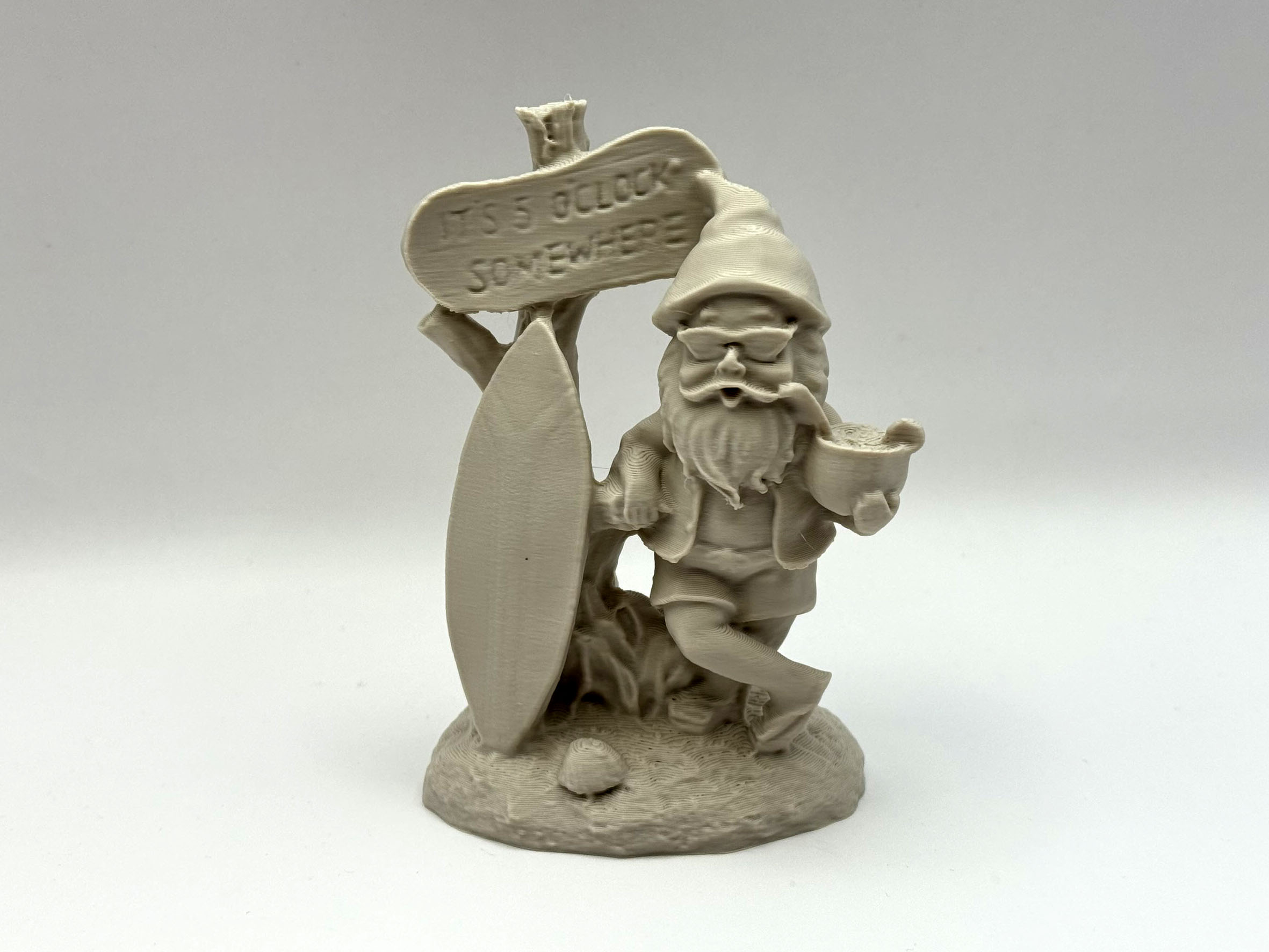 Surfer Garden Gnome