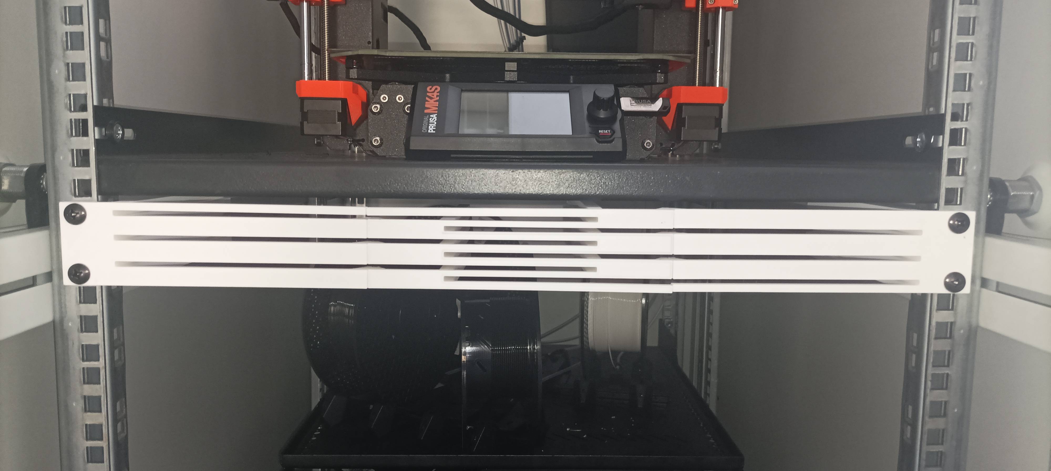 Prusa buildplate rack storage