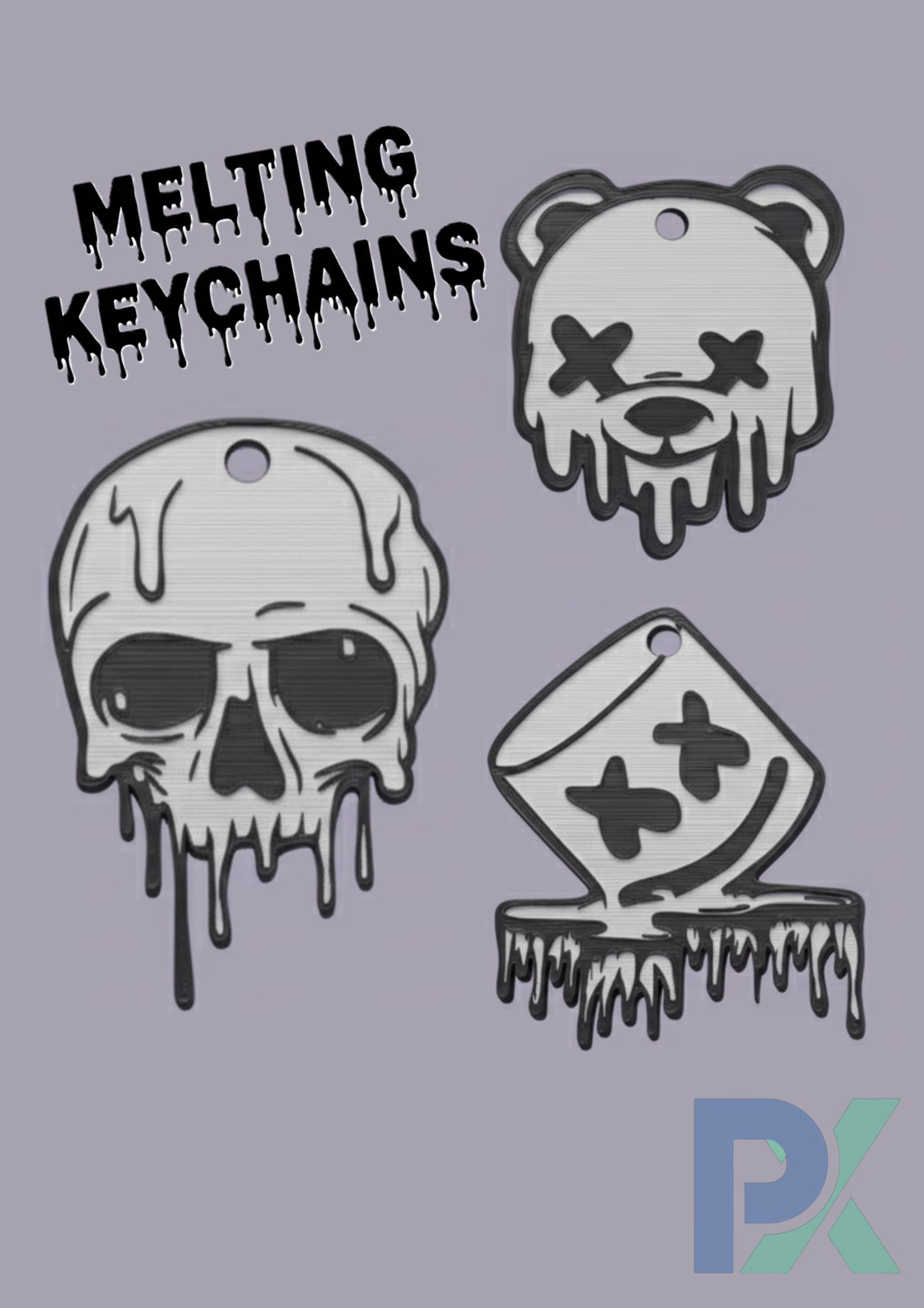 melting key chains