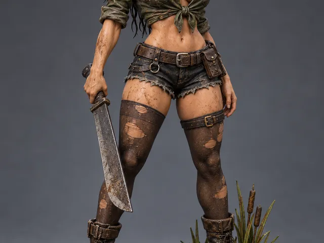 Sexy Female Jason-style lake slasher