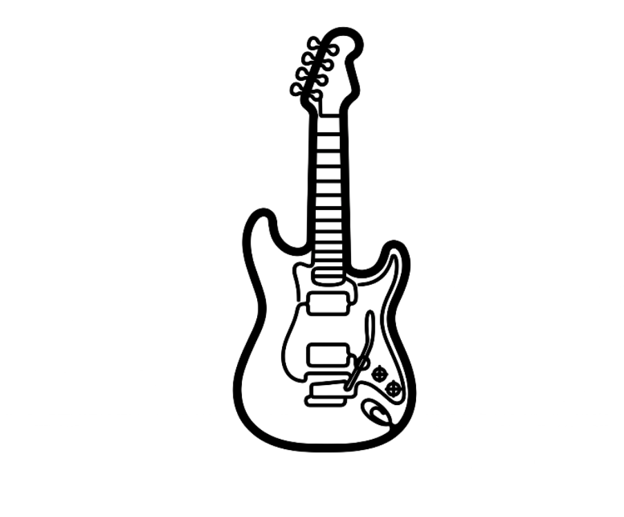 Electric Guitar Wall Art