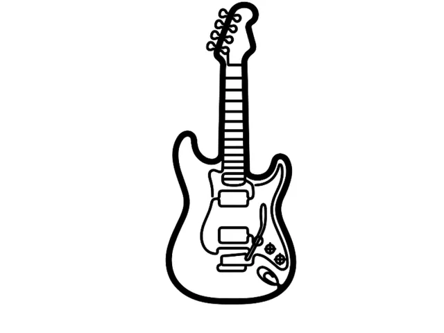 Electric Guitar Wall Art