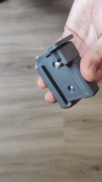 Miniatura 2 do modelo 3D Quick Release Camera Backpack Mount