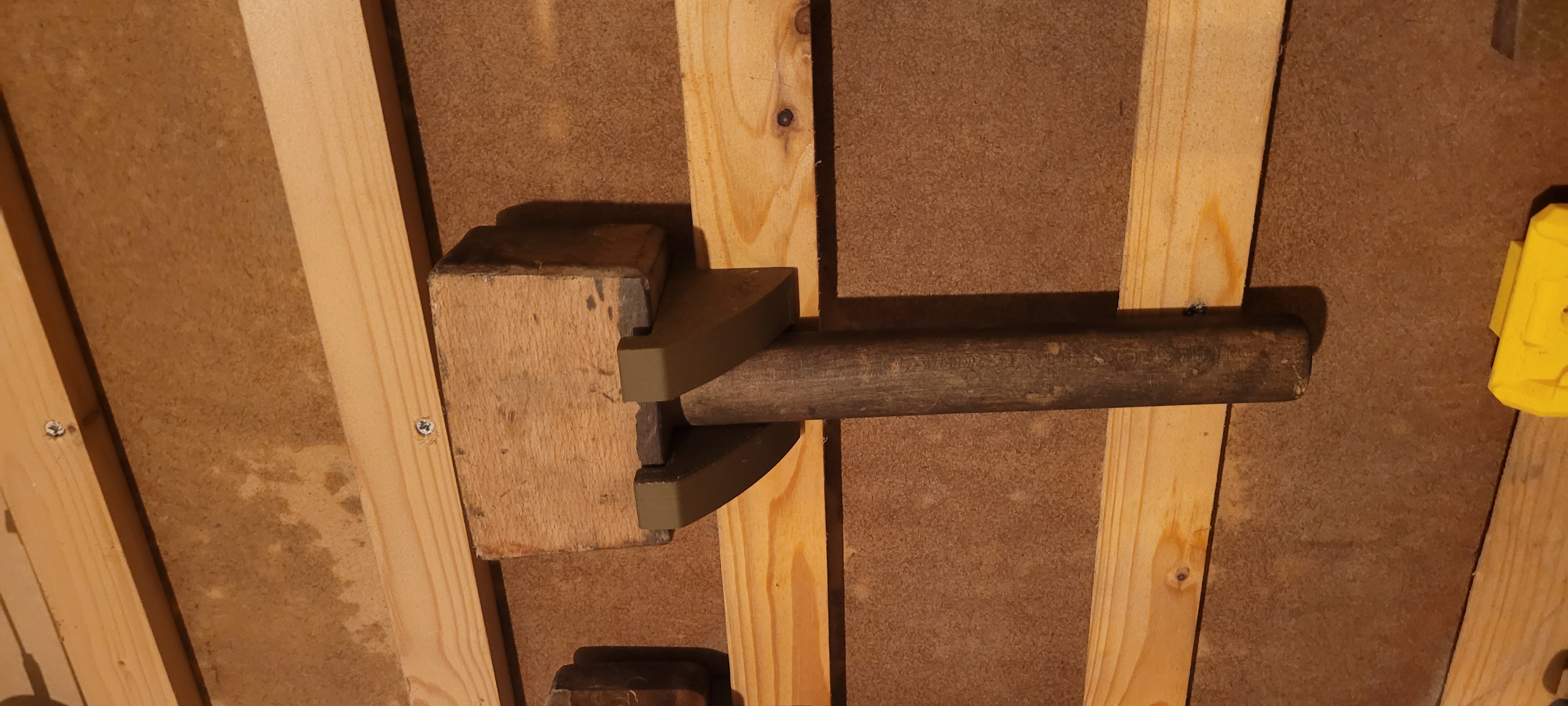 Mallet holder for french cleat system