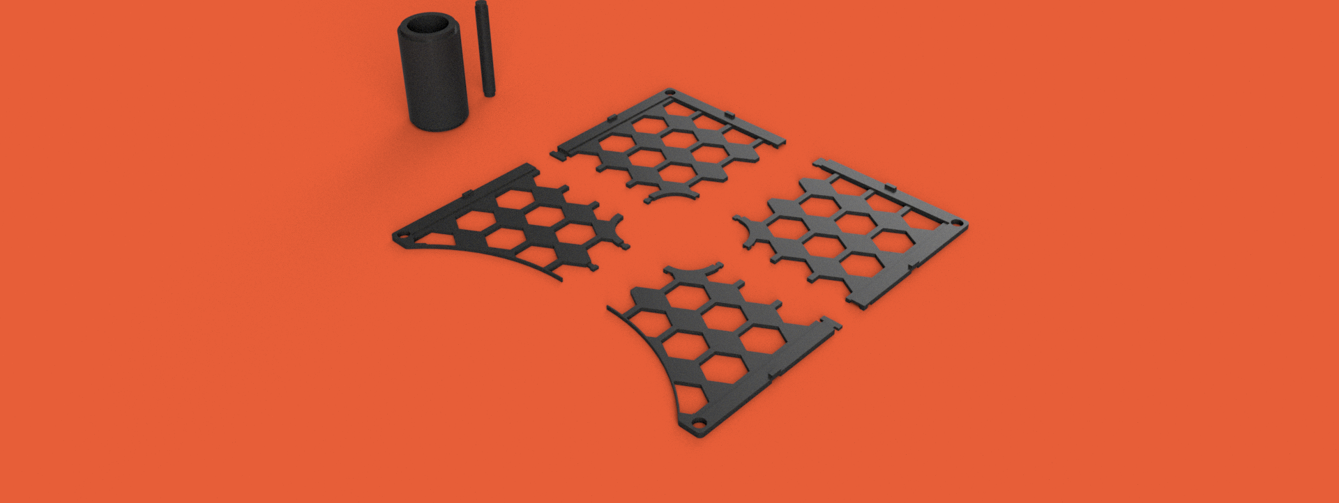 Miniatura 5 do modelo 3D MINI printer Spool storage and holder