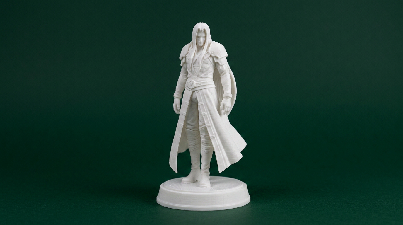 Sephiroth Final Fantasy VII Figurine 3D Model
