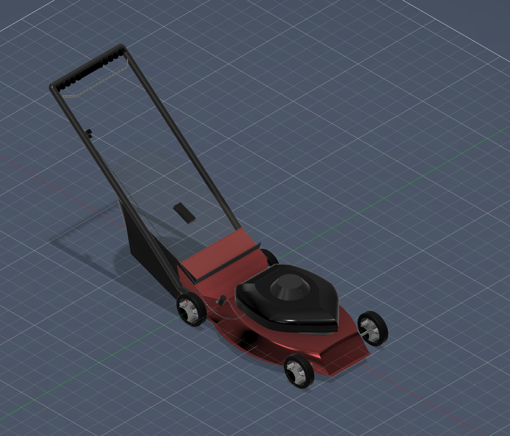 Model Lawnmower 3D model
