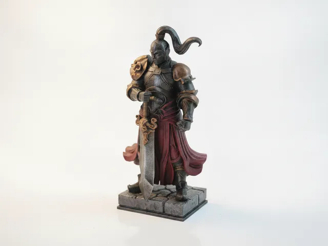 Shen Divine Warrior Statue LOL Champions 3D Printable