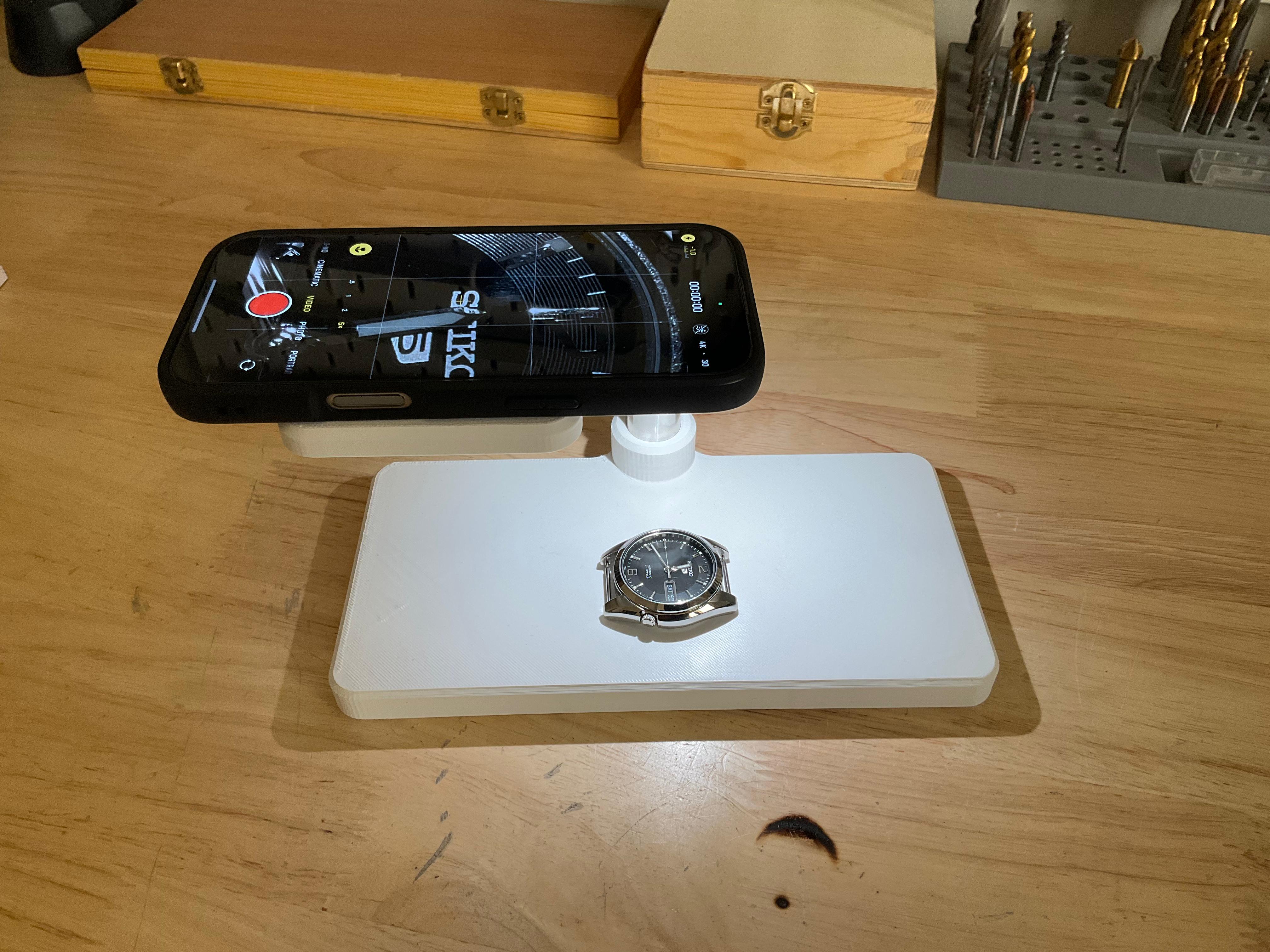 iPhone 16 Pro Microscope Stand