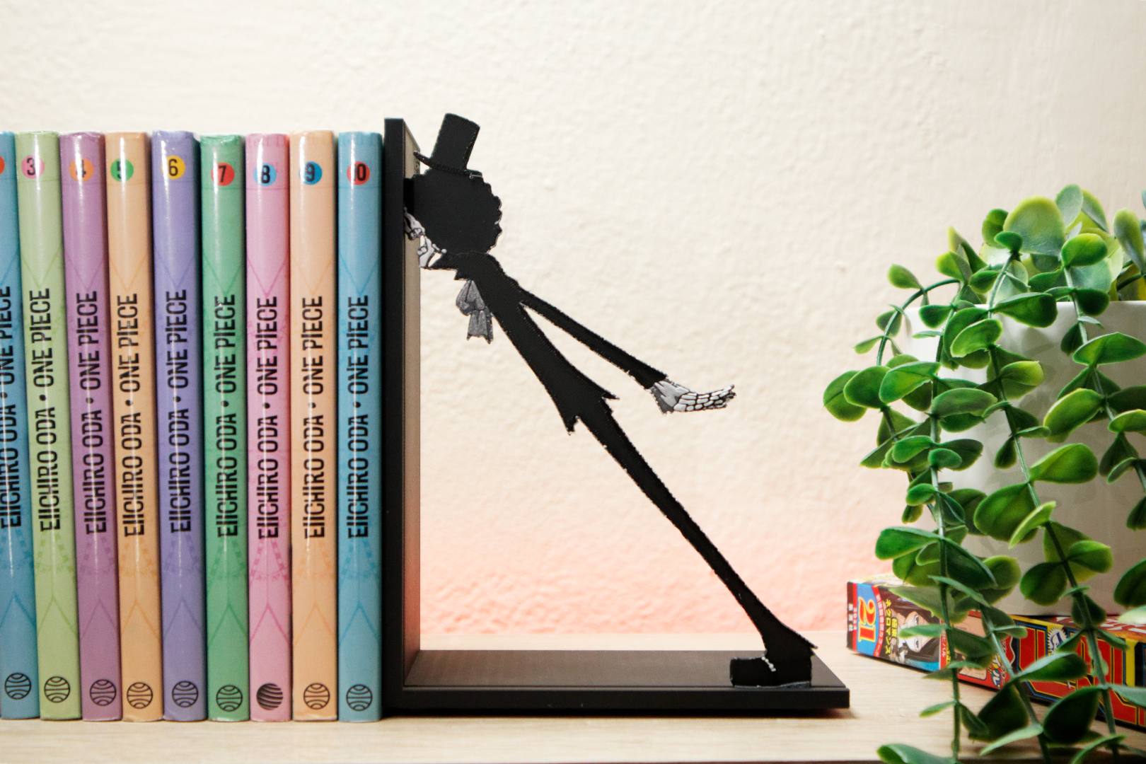 Bookend of Brook 45 degrees | One Piece Fan Art