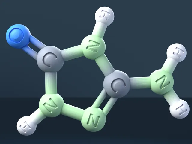 5-Amino-1,2-dihydro-3H-1,2,4-triazol-3-one 3D Molecular Model — CAS 1003-35-6