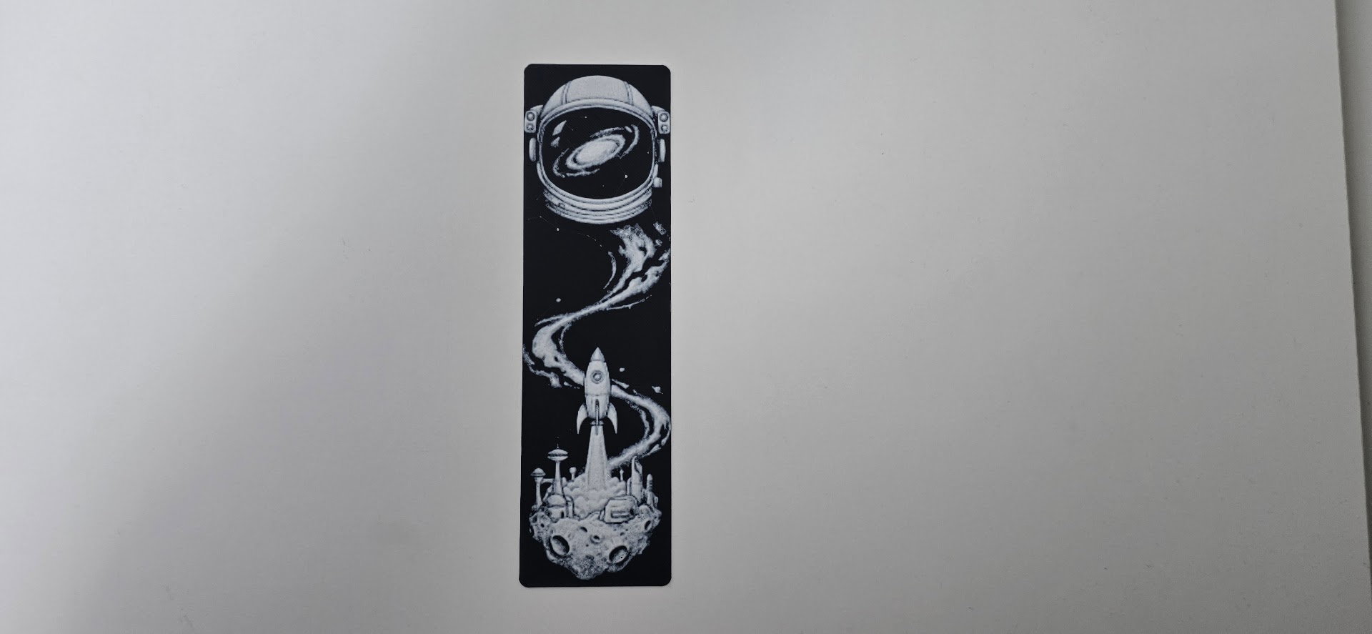 Astronaut Helmet Rocket Space Bookmark