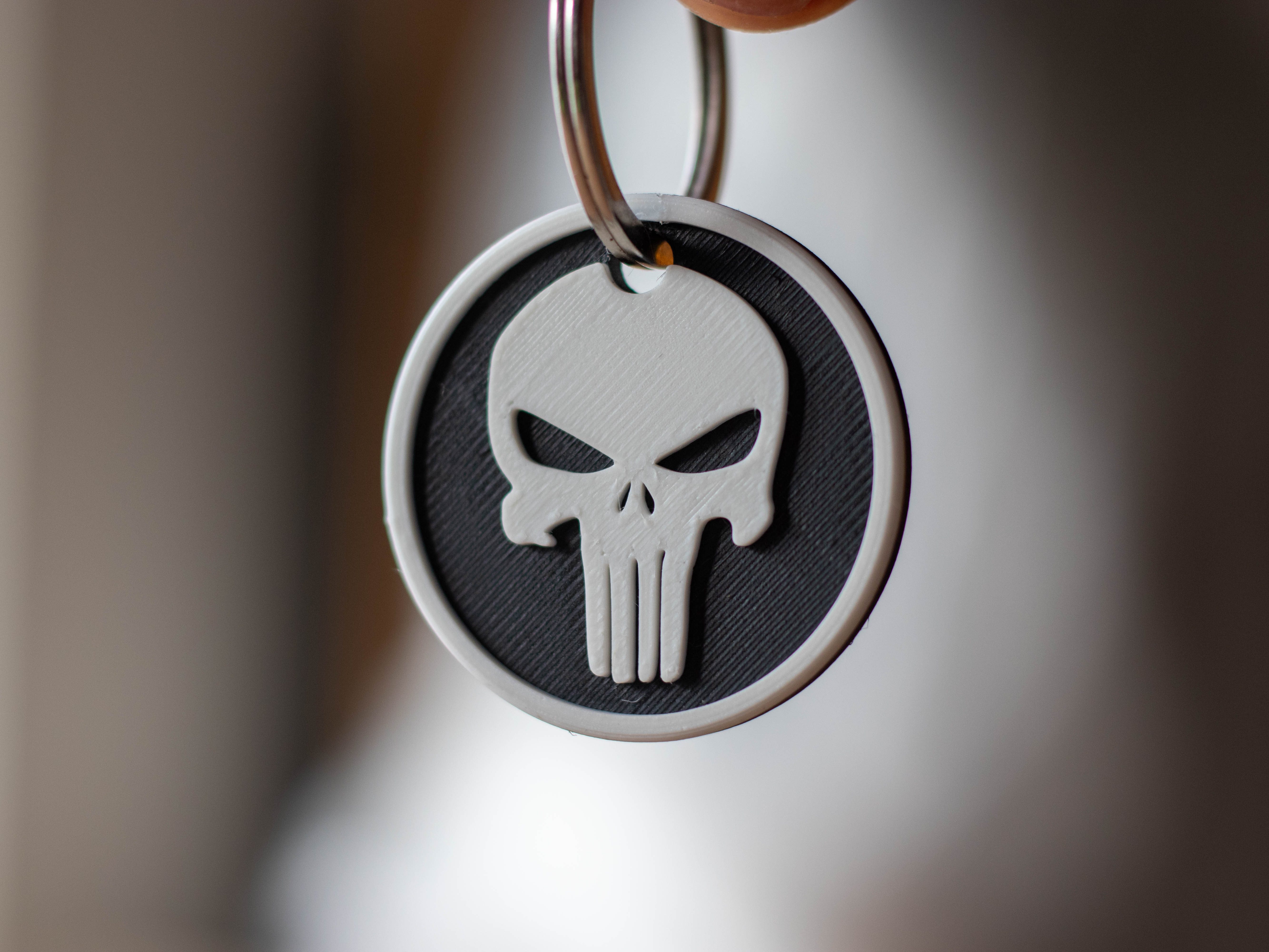 Punisher Keychain
