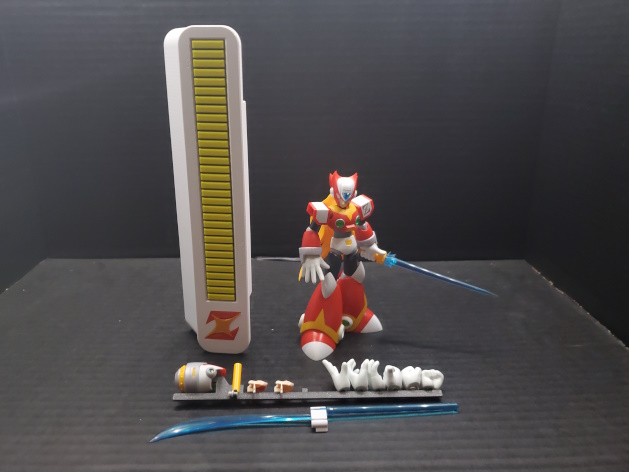 Life Bar (32 pips) Parts Storage and Display for Kotobukiya Rockman Zero Models (Ver 1.0)