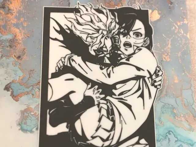 DanDaDan - Momo and Ken 2d Wallart
