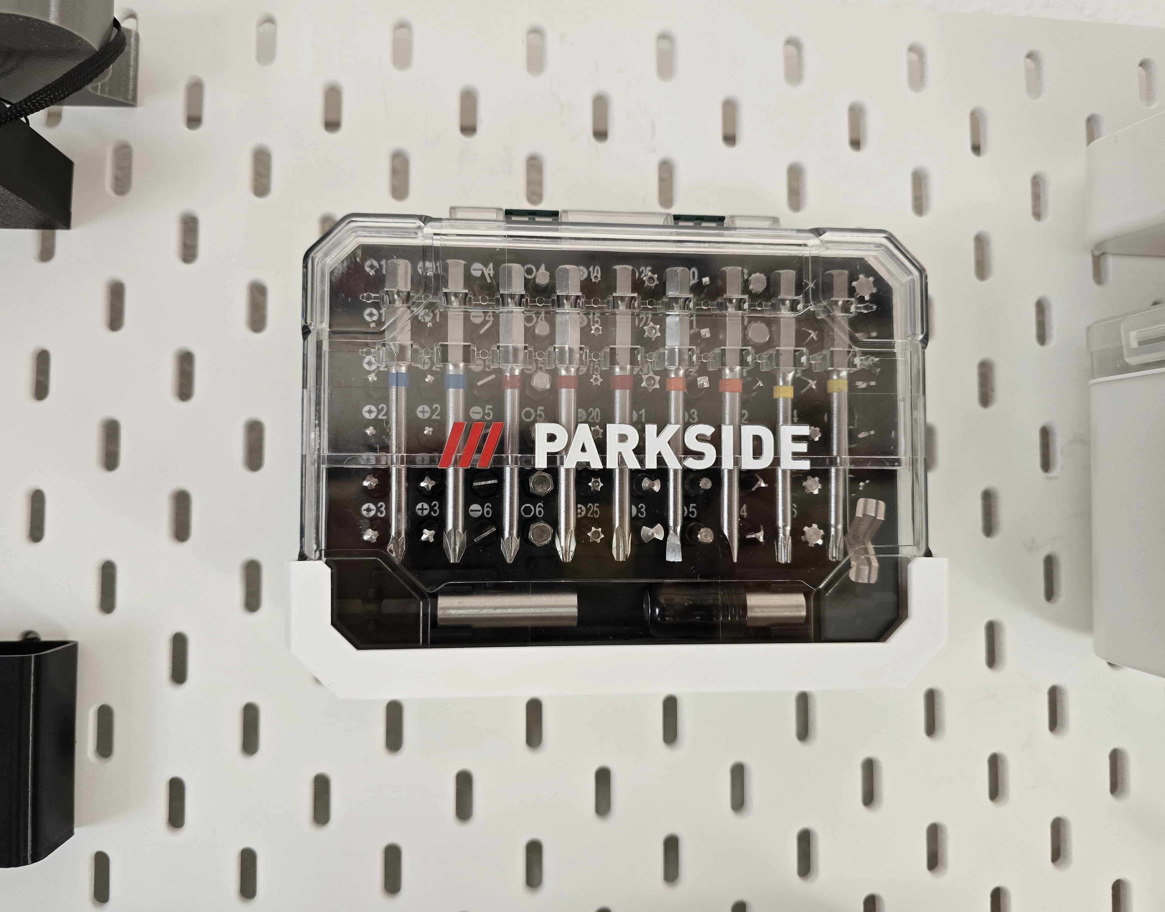 Ikea Skadis Parkside bit-set holder