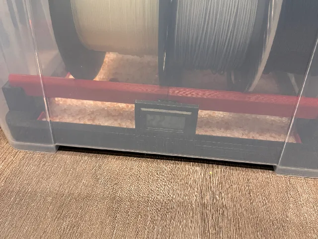 Remix of Spool Holder Drybox for Ikea Samla 22L (with Silica Tray & FY-11 Mount)