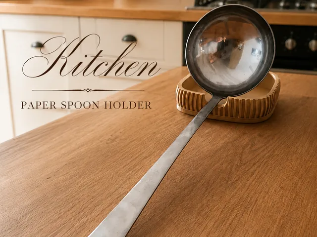 Japandi Spoon Holder - Squared