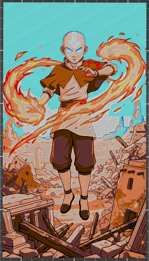 Avatar Aang - Hueforge