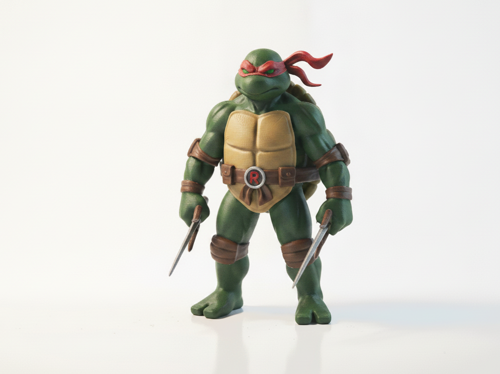 Raphael TMNT Figurine Cartoons Animation 3D Printable