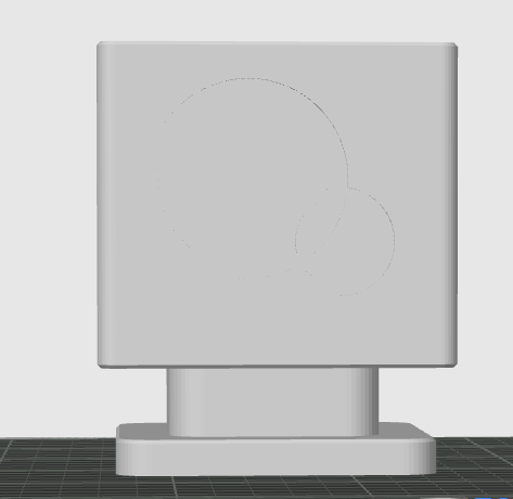 Miniatura 7 do modelo 3D Modern Square Planter with Circle Pattern