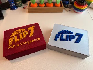 Flip 7 & Flip 7 with a Vengeance Snap Lid Boxes