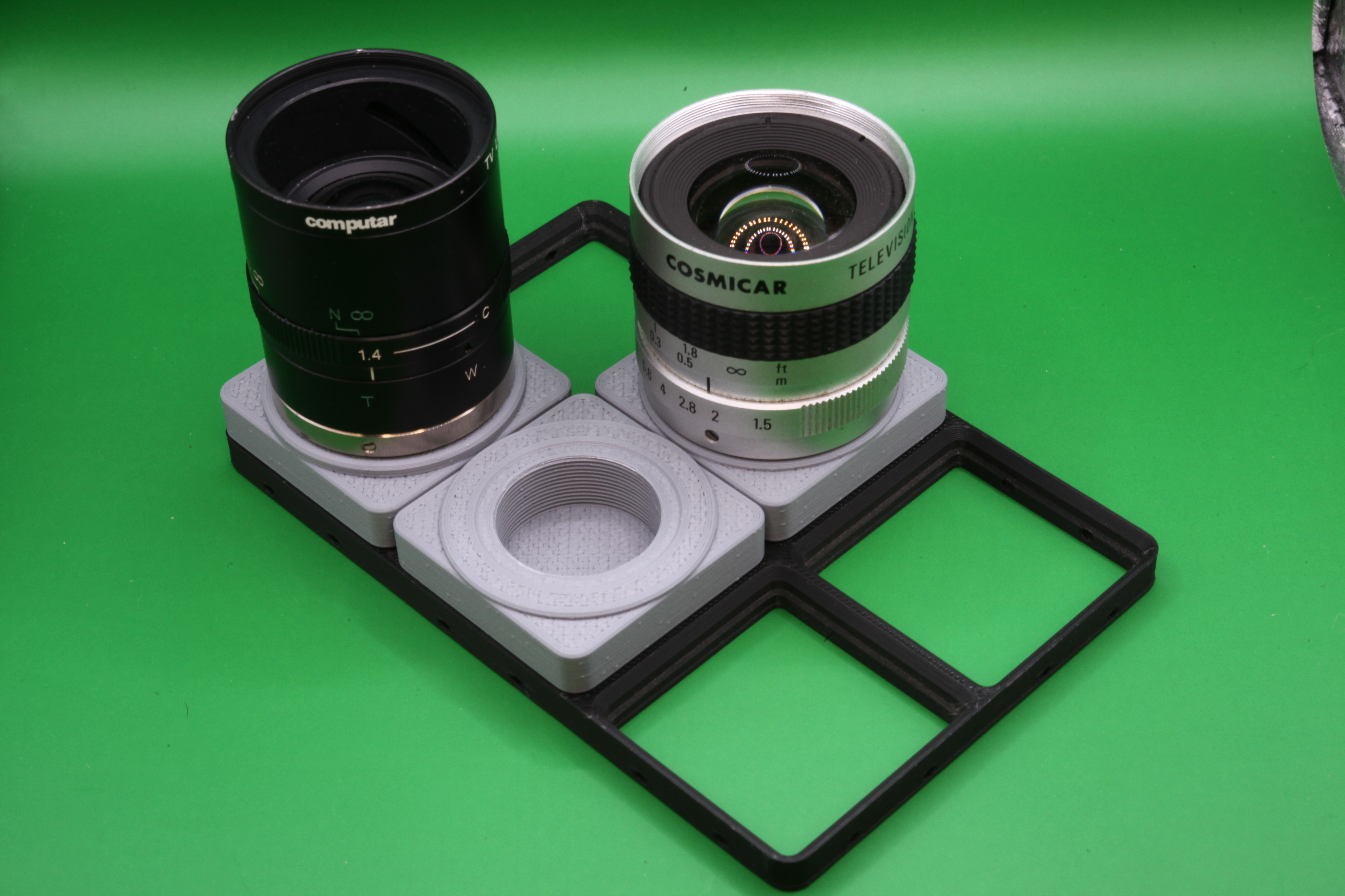 Gridfinity Compatiable C-Mount Rear Lens Cap