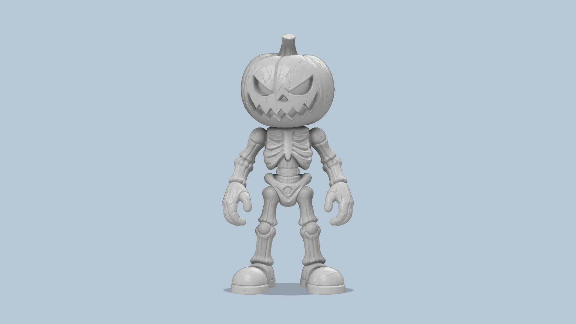 Pumpkin-headed skeleton Hi-Res