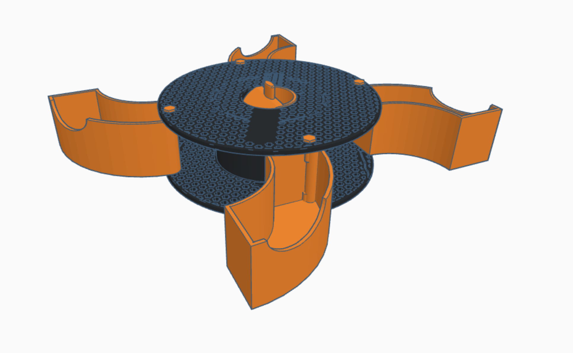 Rotating stackable Prusament spool swing-out storage — miniatura 2