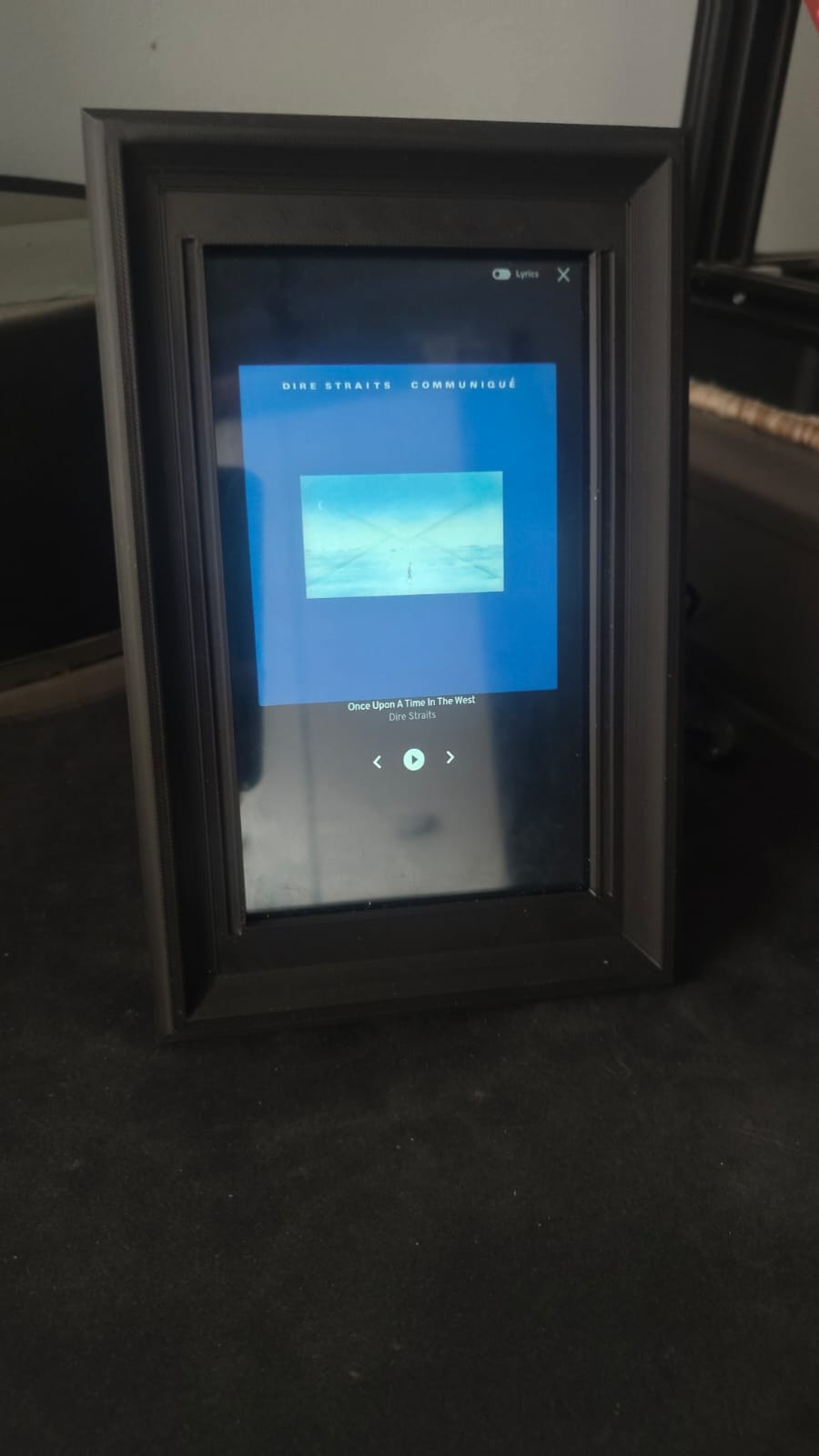 Mopidy Interactive frame Music Player/Server