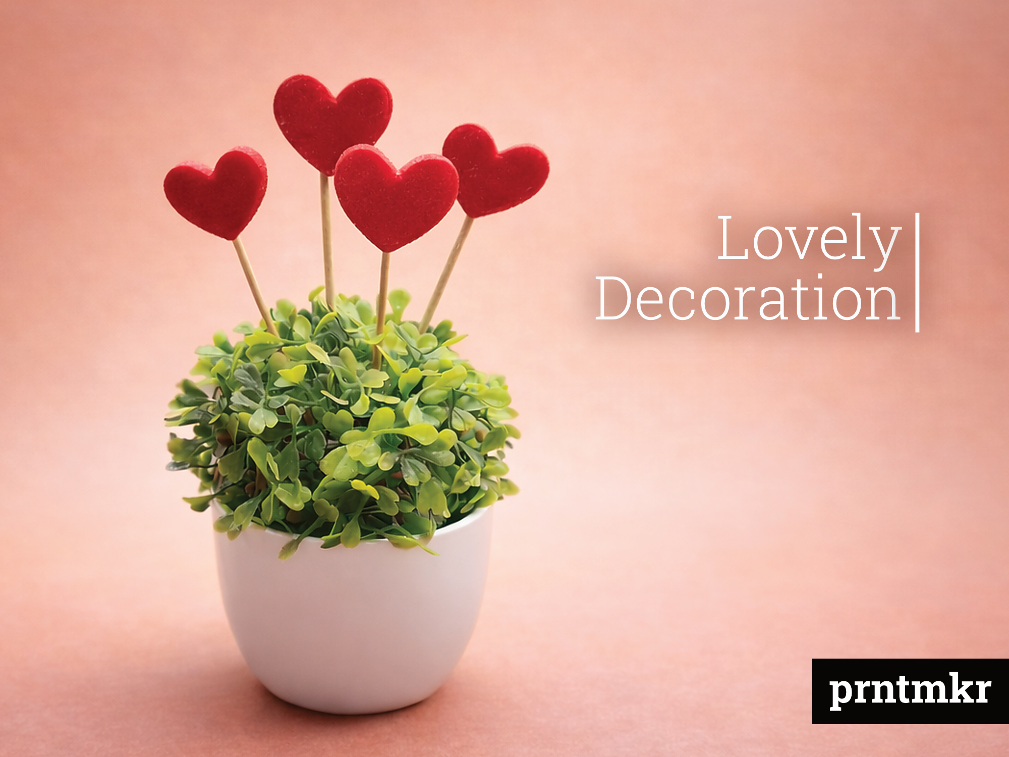 Lovely Decoration - Add a touch of charm and love