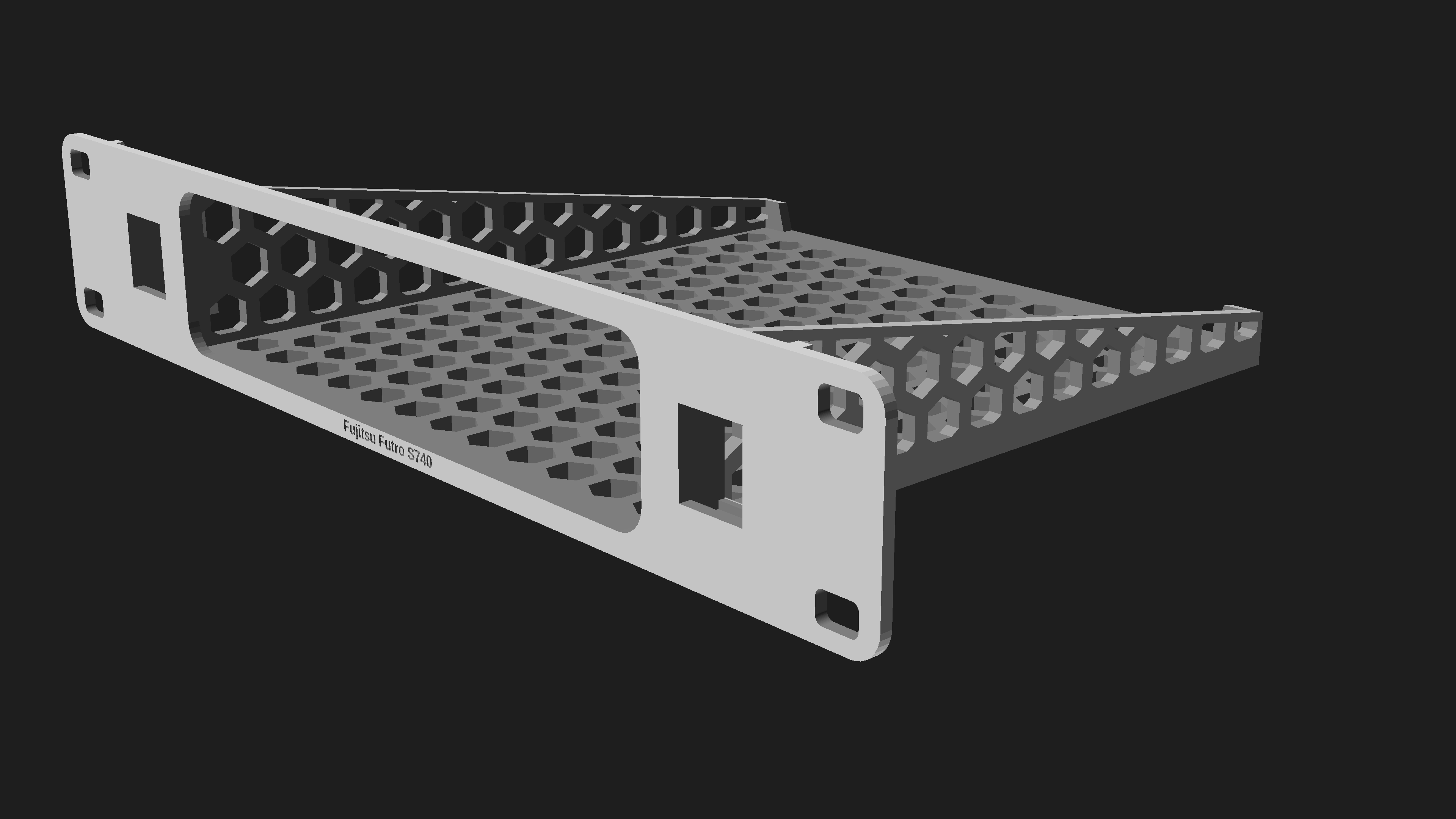 10" Rack Mount 1U w/ Keystone Jacks | Fujitsu Futro S740