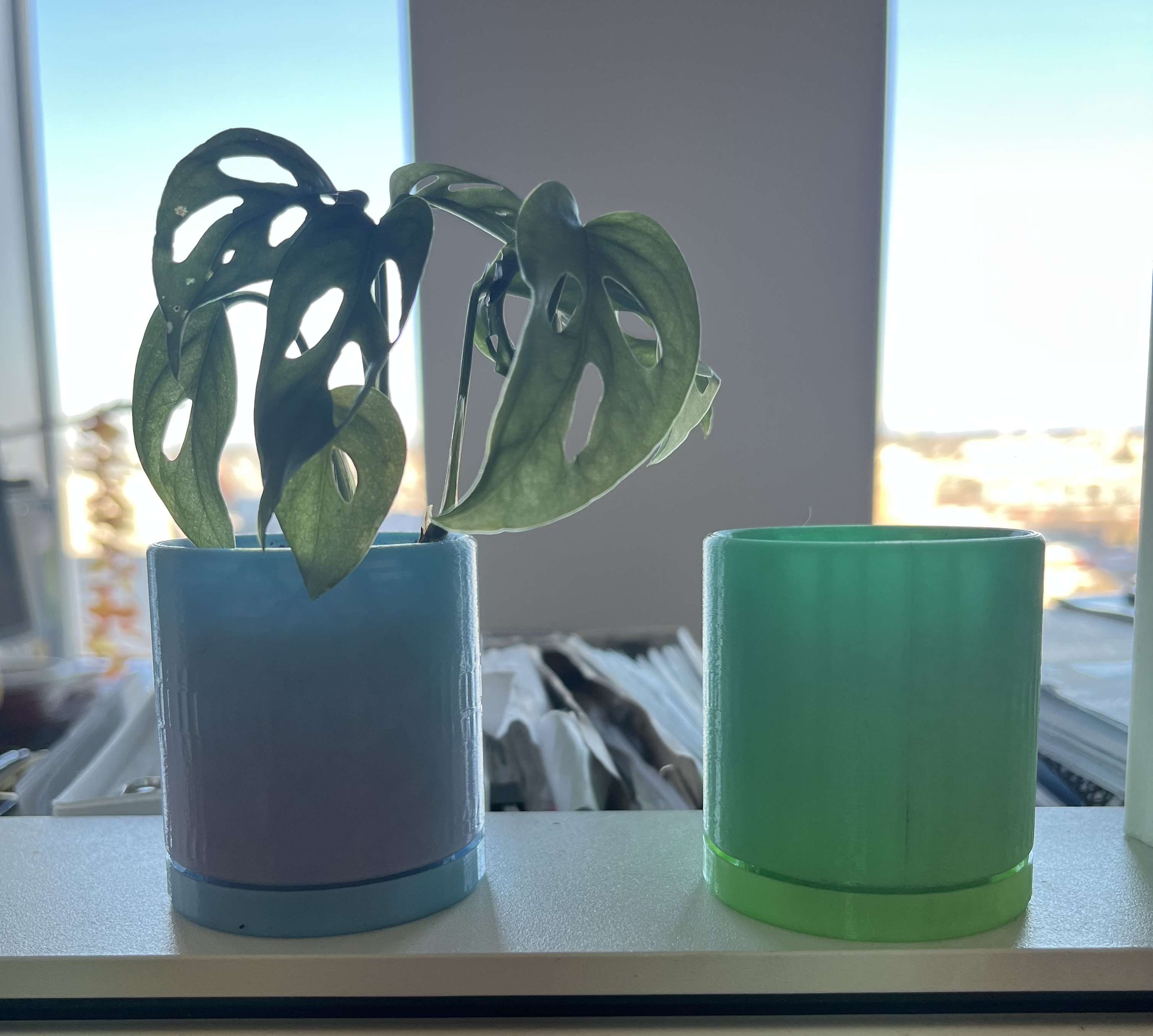 2" Planter Pot with Saucer