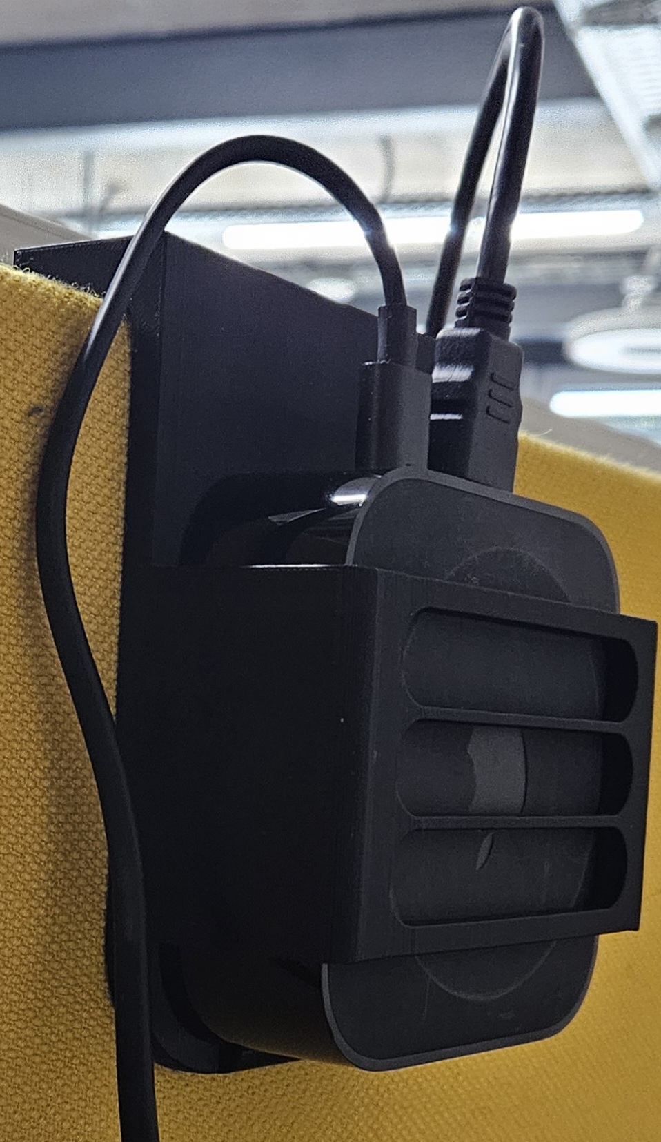 Apple TV mount hanger
