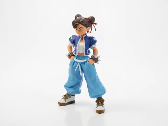 Chun Li Fighter Figurine Gaming 3D Printable